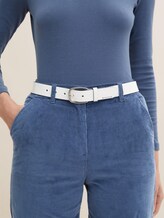 Klassischer Ledergürtel - Frauen - white uni Klassischer Ledergürtel - Frauen - white uni - 5 - TOM TAILOR