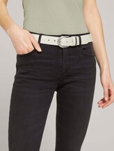 Ledergürtel mit Prägung - Frauen - ecru uni Ledergürtel mit Prägung - Frauen - ecru uni - 5 - TOM TAILOR