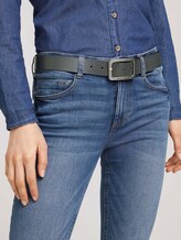 Klassischer Ledergürtel - Frauen - grey uni Klassischer Ledergürtel - Frauen - grey uni - 5 - TOM TAILOR