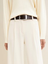 Klassischer Ledergürtel - Frauen - brown uni Klassischer Ledergürtel - Frauen - brown uni - 5 - TOM TAILOR
