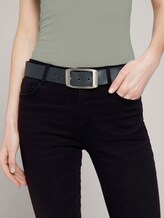 Klassischer Ledergürtel - Frauen - grey uni Klassischer Ledergürtel - Frauen - grey uni - 5 - TOM TAILOR