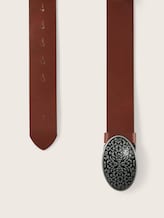 Ledergürtel runder geprägter Schnalle - Frauen - light brown uni Ledergürtel runder geprägter Schnalle - Frauen - light brown uni - 9 - TOM TAILOR