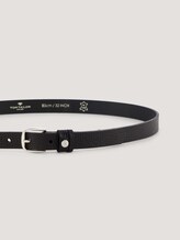 Smalle leren riem met textuur - Vrouwen - black uni Smalle leren riem met textuur - Vrouwen - black uni - 9 - TOM TAILOR