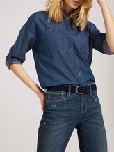 Suede belt with studs - Women - navy uni Suede belt with studs - Women - navy uni - 5 - TOM TAILOR