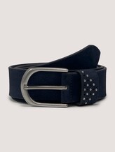 Suede belt with studs - Women - navy uni Suede belt with studs - Women - navy uni - 7 - TOM TAILOR