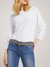 Veloursleder Gürtel mit Nieten - Frauen - ecru uni Veloursleder Gürtel mit Nieten - Frauen - ecru uni - 5 - TOM TAILOR