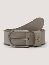 Veloursleder Gürtel mit Nieten - Frauen - ecru uni Veloursleder Gürtel mit Nieten - Frauen - ecru uni - 7 - TOM TAILOR