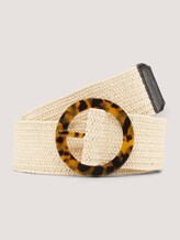 Riem met dessin met hoorn gesp - Vrouwen - taupe uni Riem met dessin met hoorn gesp - Vrouwen - taupe uni - 7 - TOM TAILOR