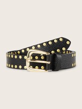 Ledergürtel mit Nieten - Frauen - black uni Ledergürtel mit Nieten - Frauen - black uni - 7 - TOM TAILOR