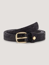 Ledergürtel mit Blumenmuster - Frauen - black uni Ledergürtel mit Blumenmuster - Frauen - black uni - 7 - TOM TAILOR