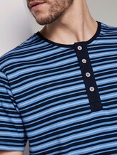 Pyjama mit gestreiftem T-Shirt - Männer - blue-dark-horizontal stripe Pyjama mit gestreiftem T-Shirt - Männer - blue-dark-horizontal stripe - 9 - TOM TAILOR