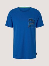 Pyjama Shirt mit Brusttasche - Männer - blue-medium-melange Pyjama Shirt mit Brusttasche - Männer - blue-medium-melange - 7 - TOM TAILOR