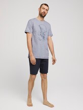 Maritimes Pyjama-Set - Männer - grey-medium-melange Maritimes Pyjama-Set - Männer - grey-medium-melange - 1 - TOM TAILOR