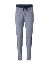 TOM TAILOR Herren Gestreifte Pyjama-Hose, blau, Streifenmuster, Gr. 54/XL