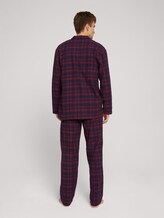 Regular Fit Pyjama-Set aus Flanell - Männer - red-dark-check Regular Fit Pyjama-Set aus Flanell - Männer - red-dark-check - 2 - TOM TAILOR