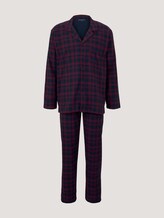 Regular Fit Pyjama-Set aus Flanell - Männer - red-dark-check Regular Fit Pyjama-Set aus Flanell - Männer - red-dark-check - 7 - TOM TAILOR