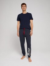 Pyjama Hose mit Textprint - Männer - blue-dark-solid Pyjama Hose mit Textprint - Männer - blue-dark-solid - 3 - TOM TAILOR