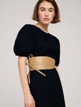 Breiter Taillengürtel zum Binden - Frauen - light cognac Breiter Taillengürtel zum Binden - Frauen - light cognac - 5 - TOM TAILOR Denim