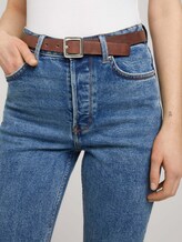 Ledergürtel im Used Look - Frauen - light brown uni Ledergürtel im Used Look - Frauen - light brown uni - 5 - TOM TAILOR Denim