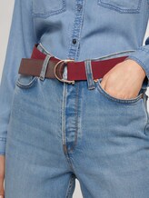 Schlichter Wendegürtel - Frauen - bordeaux uni Schlichter Wendegürtel - Frauen - bordeaux uni - 5 - TOM TAILOR Denim