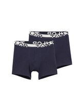 TOM TAILOR Herren Boxershorts im 2er-Set, blau, Uni, Gr. 7