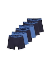 TOM TAILOR Herren Longpants im 6er-Set, blau, Uni, Gr. 5