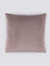 Kissenhülle aus Samt mit Zickzack-Steppung - unisex - rose Kissenhülle aus Samt mit Zickzack-Steppung - unisex - rose - 8 - TOM TAILOR