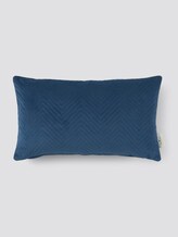 Samt Kissenhülle mit Zick-Zack Muster - - marine Samt Kissenhülle mit Zick-Zack Muster - - marine - 7 - Tom Tailor E-Shop Kollektion