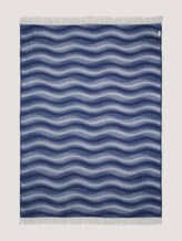 Tagesdecke mit Wellendesign - unisex - azurblue Tagesdecke mit Wellendesign - unisex - azurblue - 13 - TOM TAILOR