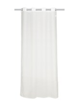 TOM TAILOR Unisex Basic Ösenschal Vorhang, weiß, Gr. 140/250