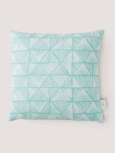 Gemusterte Kissenhülle - unisex - aqua Gemusterte Kissenhülle - unisex - aqua - 7 - TOM TAILOR