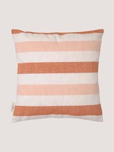 Kissenhülle mit Blockstreifen - unisex - rust red corale Kissenhülle mit Blockstreifen - unisex - rust red corale - 8 - TOM TAILOR