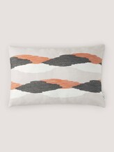 Gestreifte Kissenhülle - unisex - black orange Gestreifte Kissenhülle - unisex - black orange - 7 - TOM TAILOR