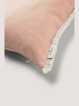 Kissenhülle mit Fransen - unisex - rose Kissenhülle mit Fransen - unisex - rose - 9 - TOM TAILOR
