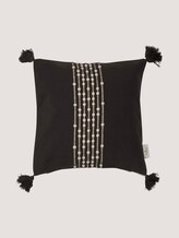 Kissenhülle mit Knoten und Quasten - - black Kissenhülle mit Knoten und Quasten - - black - 7 - Tom Tailor E-Shop Kollektion