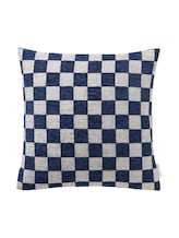 TOM TAILOR Unisex Zierkissenhülle mit Karomuster, blau, Kariert, Gr. 45X45