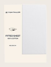 Spannbettlaken aus Jersey - unisex - white Spannbettlaken aus Jersey - unisex - white - 7 - TOM TAILOR