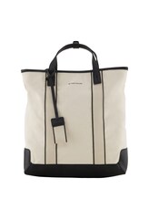 TOM TAILOR Damen Fera Rucksack, beige, Logo Print, Gr. ONESIZE
