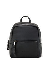 TOM TAILOR Damen Tamara Rucksack, schwarz, Uni, Gr. ONESIZE