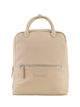 TOM TAILOR Damen TTGIA L Rucksack aus Lederimitat, beige, Uni, Gr. ONESIZE