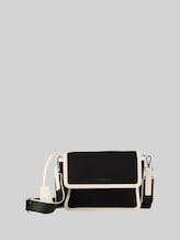TOM TAILOR Damen TTSUZI M Schultertasche mit kontrastierenden Kantendetails, schwarz, Uni, Gr. ONESIZE
