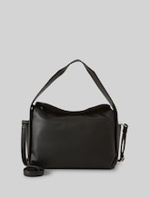 TOM TAILOR Damen TTROWAN L Beuteltasche mit kontrastfarbenen Kanten, schwarz, Uni, Gr. ONESIZE