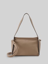 TOM TAILOR Damen TTROWAN Schultertasche aus Lederimitat, beige, Uni, Gr. ONESIZE