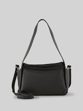 TOM TAILOR Damen TTROWAN Schultertasche aus Lederimitat, schwarz, Uni, Gr. ONESIZE