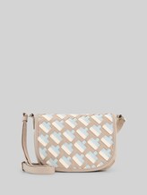 TOM TAILOR Damen TTDEVIE Handtasche in Flecht-Optik, grau, Gemustert, Gr. ONESIZE