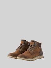 TOM TAILOR Herren Wasserdichte Stiefeletten mit Fütterung, braun, Uni, Gr. 40