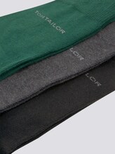 Basic Socken im Dreierpack - Männer - dark green Basic Socken im Dreierpack - Männer - dark green - 9 - TOM TAILOR