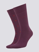 Gepunktete Socken im Doppelpack - Männer - bordeaux Gepunktete Socken im Doppelpack - Männer - bordeaux - 7 - TOM TAILOR