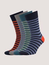 Socks with different designs in a pack of four - Men - dark navy Socks with different designs in a pack of four - Men - dark navy - 7 - TOM TAILOR