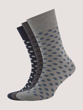Three-pack with basic socks in winter colours - Men - medium grey Three-pack with basic socks in winter colours - Men - medium grey - 7 - TOM TAILOR